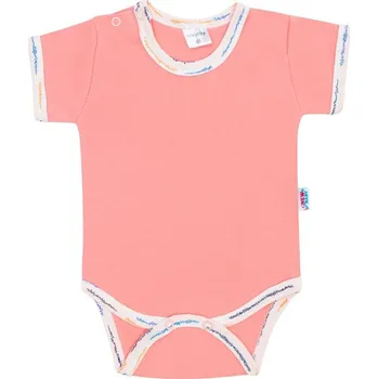 Kojenecký body Kojenecké bavlněné body s krátkým rukávem New Baby Summertime holka 86 (12-18m)