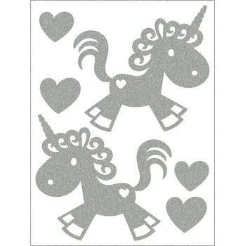 Reflexní nažehlovací motivy - poníci