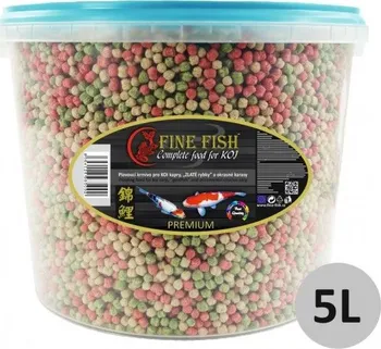 Krmivo pro rybičky Fine Fish Koi Color Balls Premium 5 l