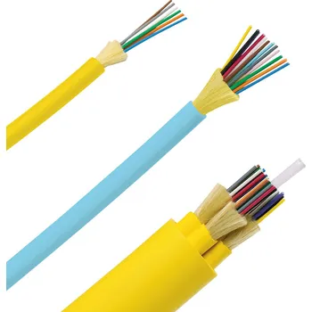 elektrický kabel FADCX24-37 Optický kabel, OM3 MM 24 vláken Indoor Distribution, Dca-s2-d2-a1, buffered, modrý