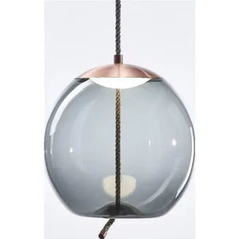 Brokis Závěsné svítidlo Knot Sfera PC1016, smoke grey / copper