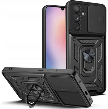 Pouzdro na mobilní telefon Kryt Samsung Galaxy A24 5G Techsuit CamShield Pro černý