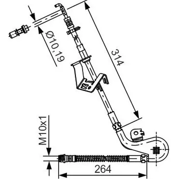 Brzdová hadice Brzdová hadice BOSCH 1 987 481 427