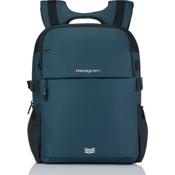 Školní batoh Hedgren Batoh Commute Rail 3-CMPT 15,6" HCOM05 - modrá
