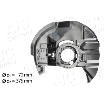 Brzdový kotouč Ochranný plech proti rozstřikování, brzdový kotouč A.I.C. 56985