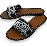 Amore Dámské černé pantofle 12 Barva: Černá, Velikost: 37