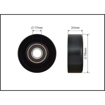 Auto-moto Napínací kladka, žebrovaný klínový řemen Caffaro 500508