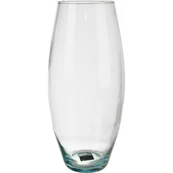 Váza Váza sklo recykl. 18x18x37 cm