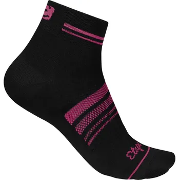 Cyklistické ponožky Etape KISS černá/růžová Velikost: M
