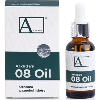 Výživa nehtů Arkada 08 Oil Protective Fluid For Foot and Nail Ochranné sérum na nehty i pokožku 30ml