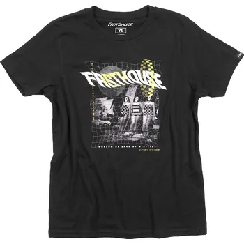 Fasthouse Youth Glitch Tee Black dětské tričko Velikost: YXS