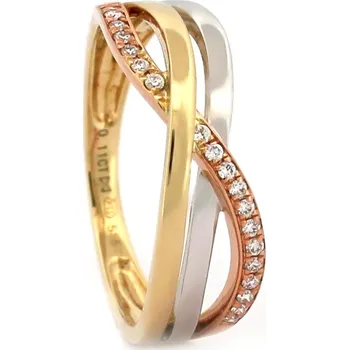 Prsten Gems Diamantový prsten 0,11ct 1465 Velikost a váha prstenu: 57