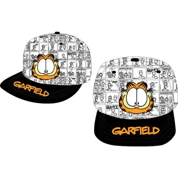 Kšiltovka Chlapecká kšiltovka - Garfield 5239111, bílá / černá Barva: Bílá, Velikost: velikost 54