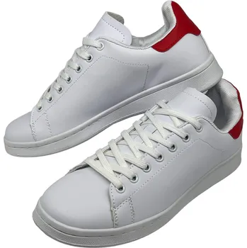 Dámská obuv Sport Dámské bílé šněrovací tenisky 01 Barva: Bílá, Velikost: 36