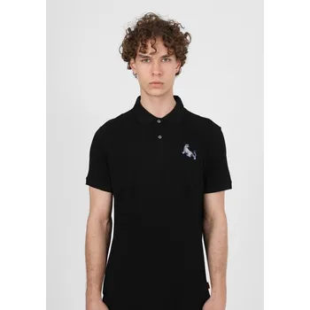 Pánské tričko Pánské tričko John Frank JFTPOLO15-Tiger M černá