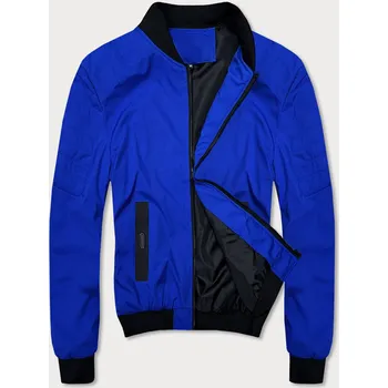 Pánská bunda Pánská bunda bomber v chrpové barvě (84M3007-184) odstíny modré XXL