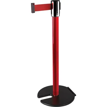 Plotový sloupek Zahrazovací sloupek stohovatelný 4,5 m, červená, PROFI