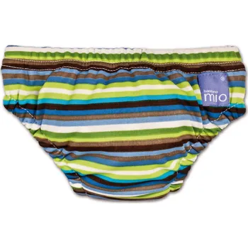 Kojenecké plavky Bambino Mio Kalhotky koupací Brown Stripe v.S" "velikost kojeneckých plavek:S - do 6-ti měsíců (5-7 kg)|