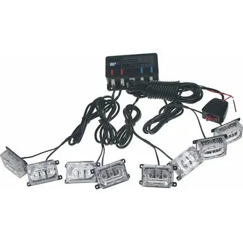 Přídavný světlomet PREDATOR LED do mřížky, 12V, oranžový, STM KF008