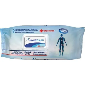 Dětská kosmetika Ubrousky Medifresh pro dospělé 60 ks