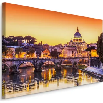 Obraz Plátno Řím Ve Večerních Hodinách Varianta: 30x20