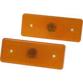 Přívěs Boční obrysové světlo LED, oranžové 12V, STM KF660 pár