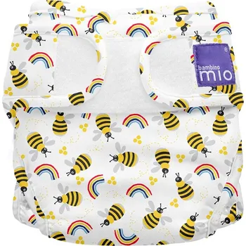 Plenkové kalhoty Bambino Mio Bambino Mio Miosoft plenkové kalhotky Honeybee Hive 3-9kg" "Barva:vzorované|Druh:látkové|Hmotnost dítěte:3 - 9 kg|Materiál:PUL|Počet kusů:1 ks|Typ:svrchní kalhotky|Vzor:Honeybee Hive|Zapínání:na suchý zip|