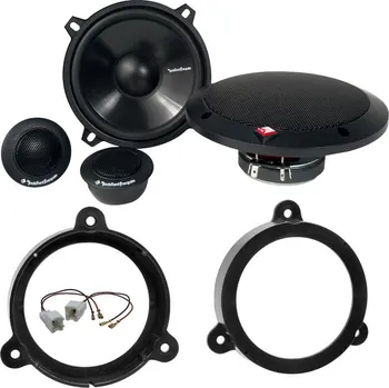 Audio Reproduktory RENAULT MEGANE III. Rockford Fosgate R152-S Přední s redukcemi