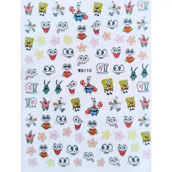 NehtyShop Samolepky na nehty Spongebob