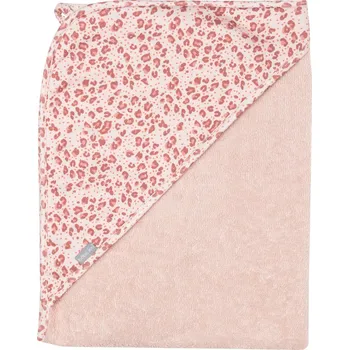 Bebe-Jou Ručník s kapucí froté Bébé-Jou Leopard Pink" "Barva:růžové|Materiál:bavlněné|Rozměry:75 x 85|Vzor:Leopard Pink|