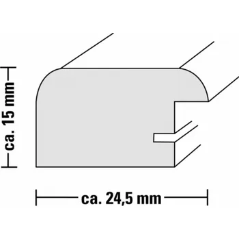Fotoalbum Hama Riga modra 30x40 drevo 59679