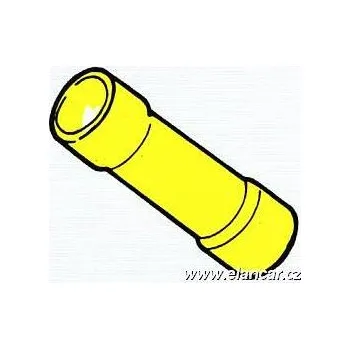 Auto elektroinstalace Spojovací dutinka žlutá-100Ks