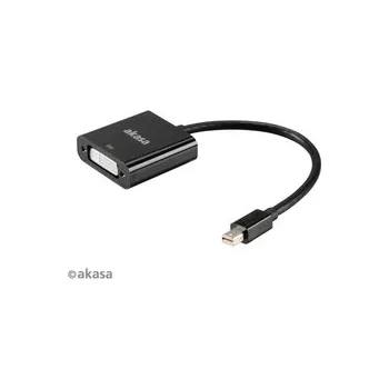 Video kabel AKASA - adaptér miniDP na DVI - 20 cm