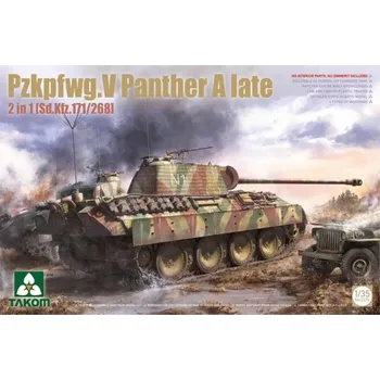 Plastikový model Takom 1/35 PzKpfwg. V Panther A late 2in1 (171/168)