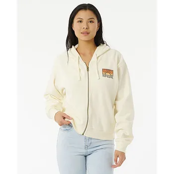Pánská mikina Mikina Rip Curl TRIPPIN ZIP THROUGH Bone velikost M