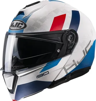 Helma na motorku HJC Helmets i90 Syrex MC21SF bílá/modrá/červená XL