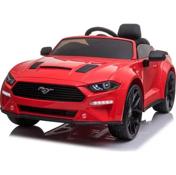 Dětské elektrovozidlo Driftovací elektrické autíčko licenční Ford Mustang 5.0 GT - lakovaná RALLY sport červená