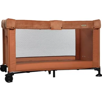 Dětská postýlka Koelstra Koelstra cestovní postýlka T5 Copper LUX" "Barva:červené|Kolečka:ano|Rozměry:120x60|Typ:cestovní|Výška:75|