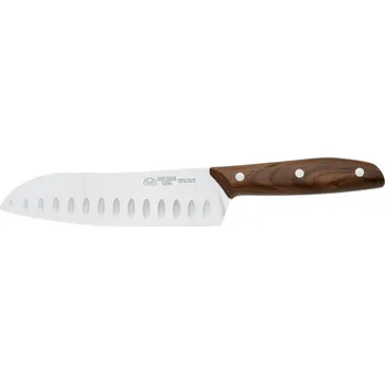 Kuchyňský nůž Due Cigni DUE CIGNI - kuchyňský nůž Santoku 18 cm, dřevo 2C 1005 NO