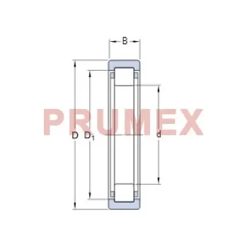 SKF RNU 203 ECP válečkové ložisko