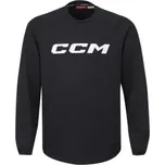 Mikina ccm locker room fleece crew sr XL Tmavě modrá