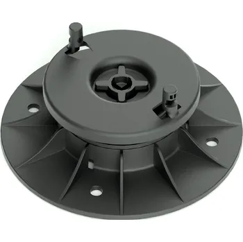 Rektifikační terč se samonivelační hlavou H 40-56 na rošt (Nastavitelná výška od 40 mm do 56 mm | vyrovnaní sklonu až do 10% | únosnost 3000 Kg | základna Ø 210 mm | hlava Ø 133 mm | výška úchytu 24 mm | rozteč 100 mm | samonivelační terče doporučujeme)