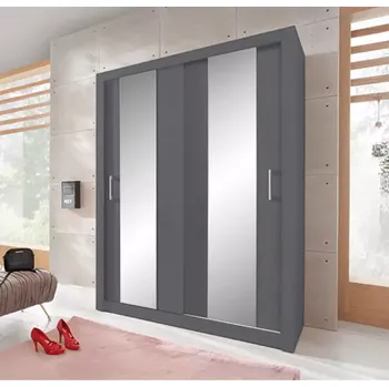 Šatní skříň Šatní skříň Duca III - 160 - Antracit