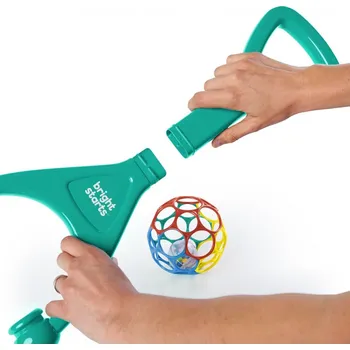 Bright Starts OBALL Hračka Oball™ Roller, tyrkysová 6m+