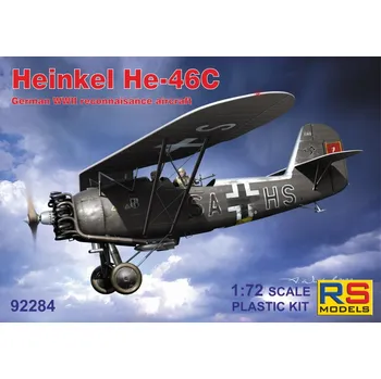 Plastikový model 1/72 Heinkel He-46C 'Nachtschlacht' (4x Luftwaffe)