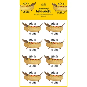 Odstranitelné tetování ePiPí Tetovačky - Mám to na párku