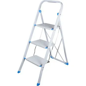 Schůdek Manutan Miguel 3stupňové bílé