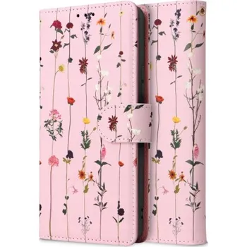 Pouzdro na mobilní telefon Tech-Protect | Tech-Protect Wallet knížkové pouzdro na Samsung Galaxy A14 4G / 5G, garden pink