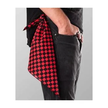 Šátek Šátek s červeno-černou šachovnicí