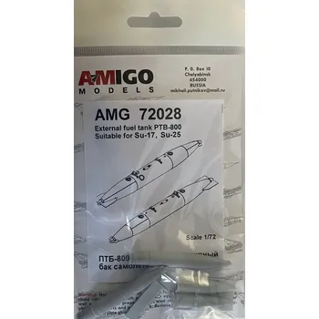 Plastikový model 1/72 PTB-800 external fuel tank for Su-17, Su-25